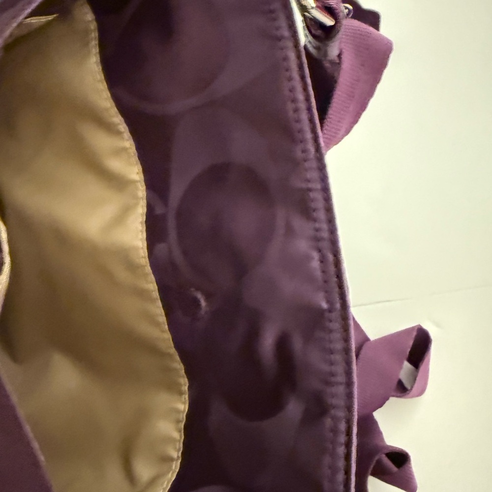 New Coach Signature Amethyst bag - Picture 7 of 8